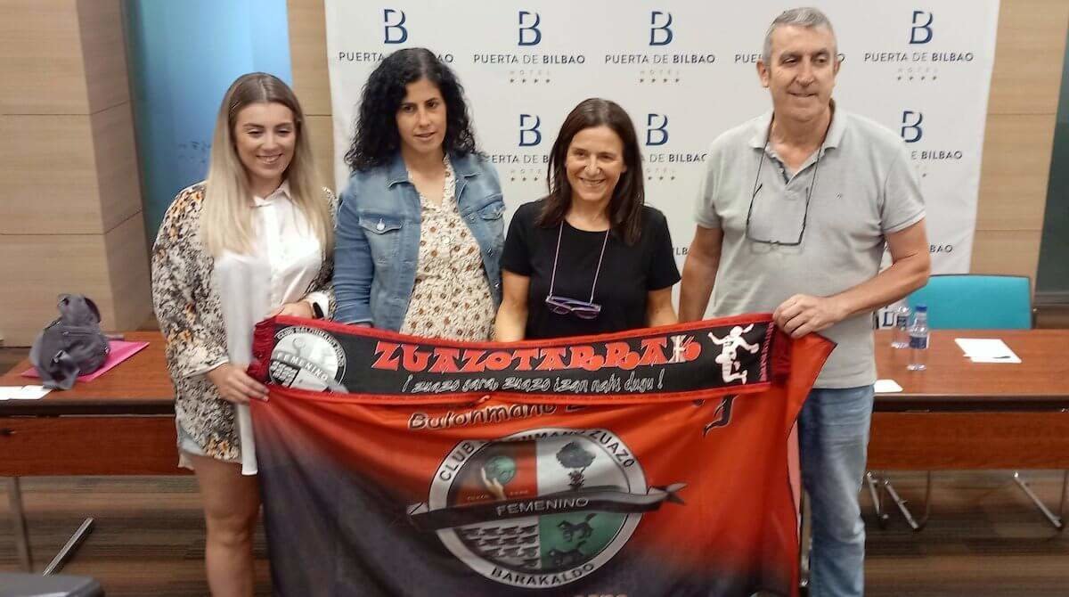 Garazi Elorriaga, Patricia Ahedo, Begoña Llorente y Juan Carlos Solar