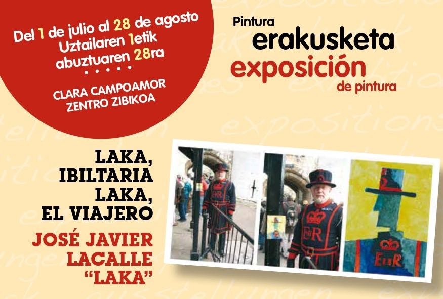Exposición de pintura Laka, el viajero