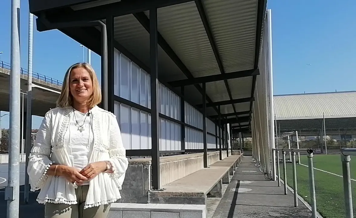 En el salón de actos del Polideportivo Lasesarre