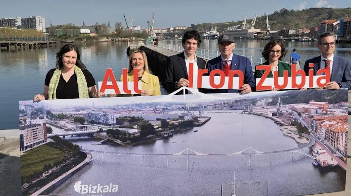 El puente móvil entre Barakaldo y Erandio se llamará 'All Iron Zubia'