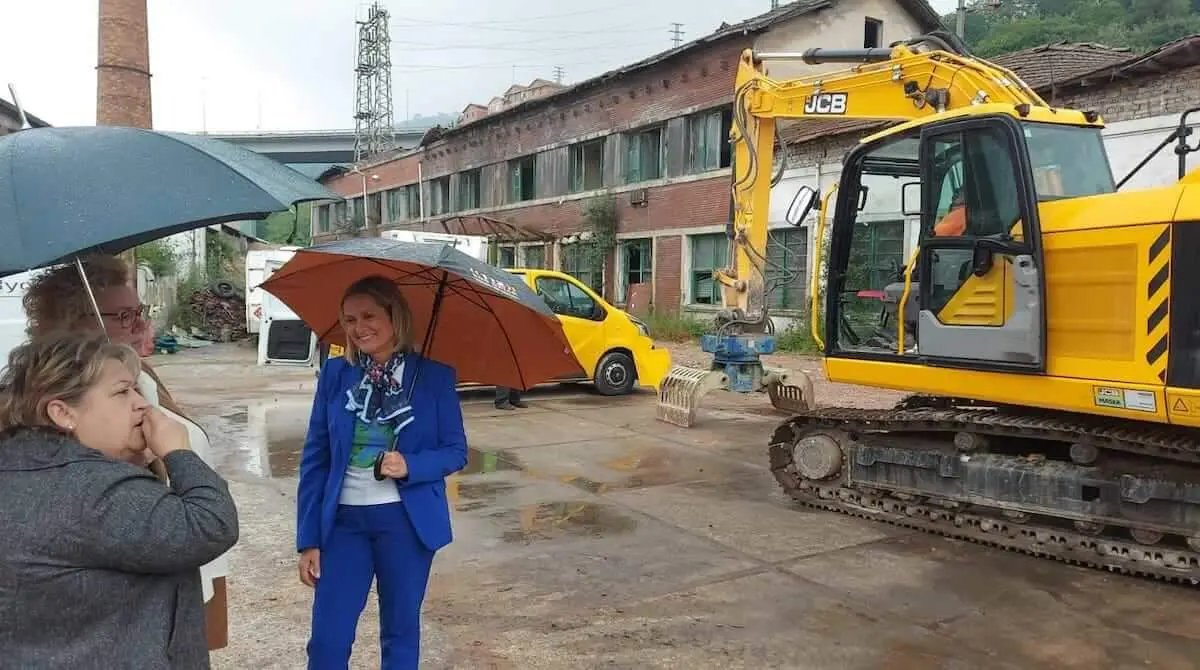 Amaia del Campo en la zona de El Calero