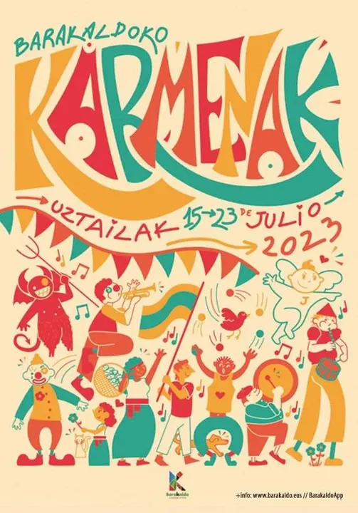 Cartel Fiestas Barakaldo 2023