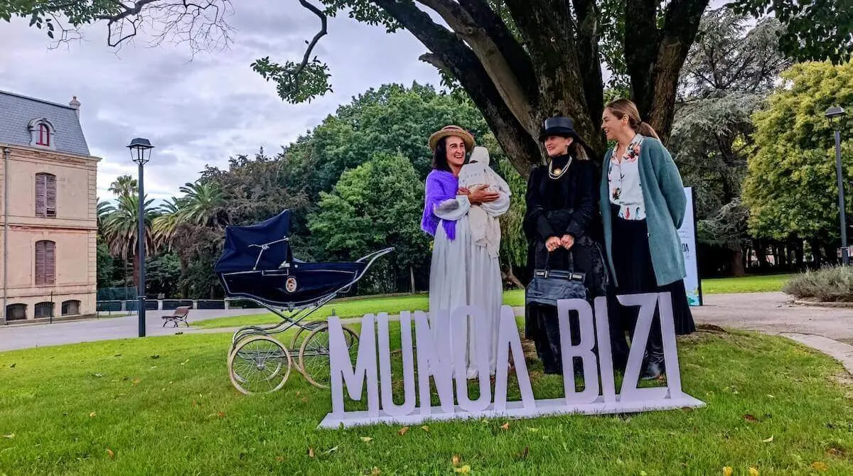 Nerea Cantero en la presentación de Munoa Bizi