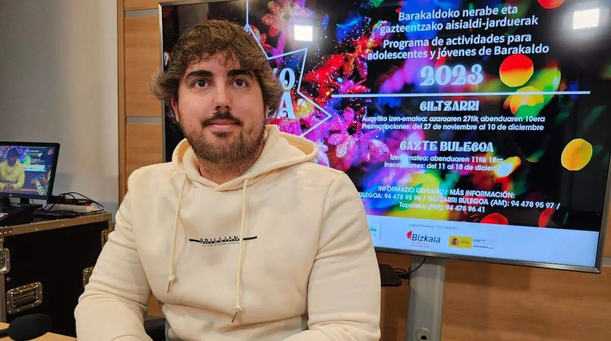 Jonathan Martín presenta el programa 'Neguko Gunea'