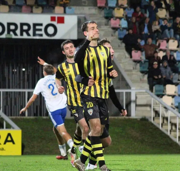 Iñigo Orozko, elegido mejor jugador del partido frente al Deportivo Aragon