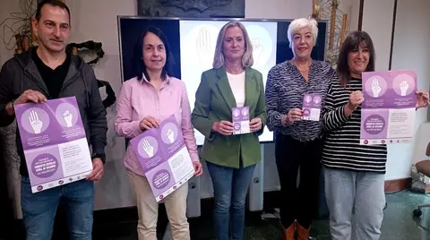 Barakaldo difunde un s&iacute;mbolo de socorro para mujeres que sufren violencia machista