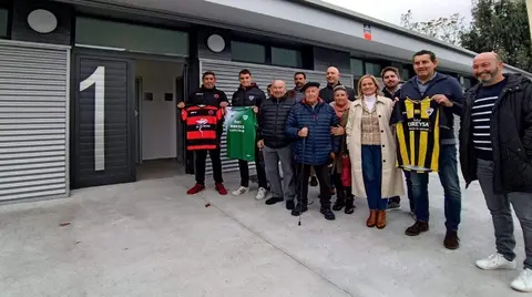 El campo de f&uacute;tbol de La Siebe estrena nuevos vestuarios, completamente accesibles y sostenibles.