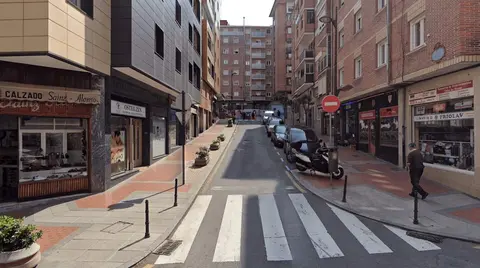 La calle Nafarroa donde se instalar&aacute; la nueva rampa mec&aacute;nica