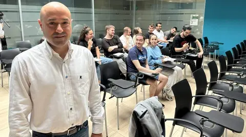 David Solla en la sesión de ingurualde