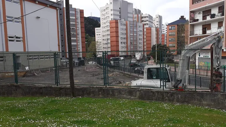 Las obras en este espacio comenzaron el mes pasado