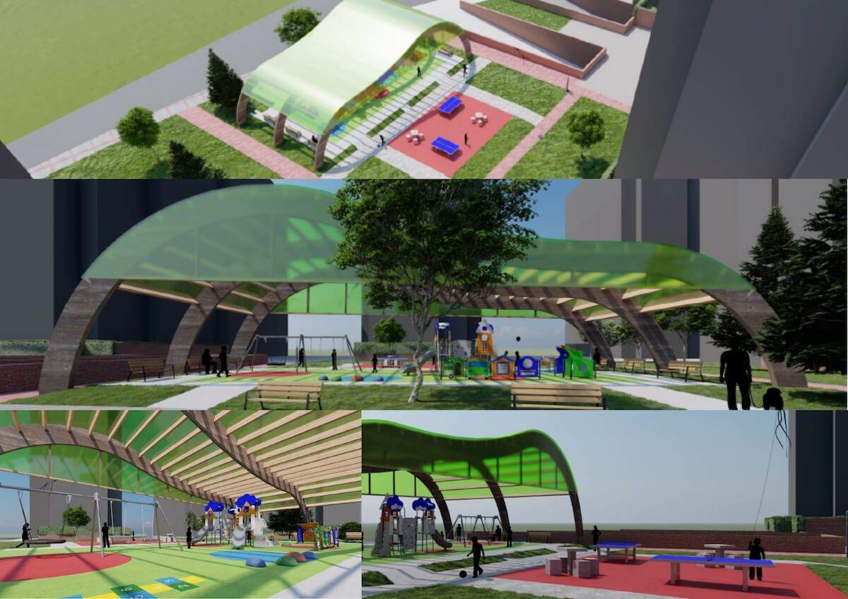 Diseño del nuevo parque cubierto